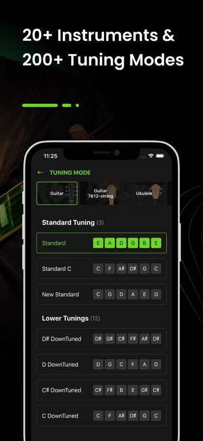 guitar-tuner---guitartunio screenshot