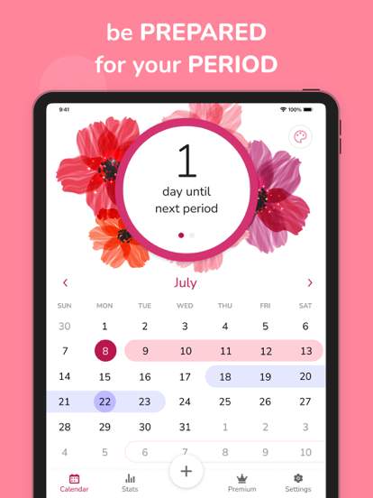 Period Tracker and Calendar screenshot