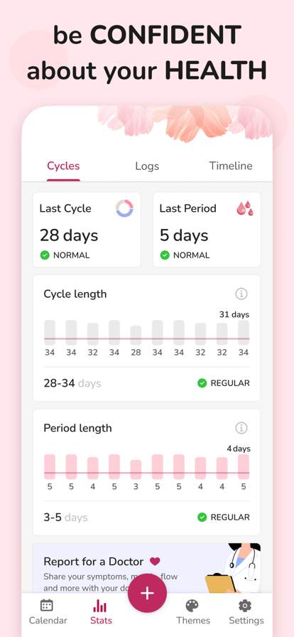 Period Tracker and Calendar screenshot