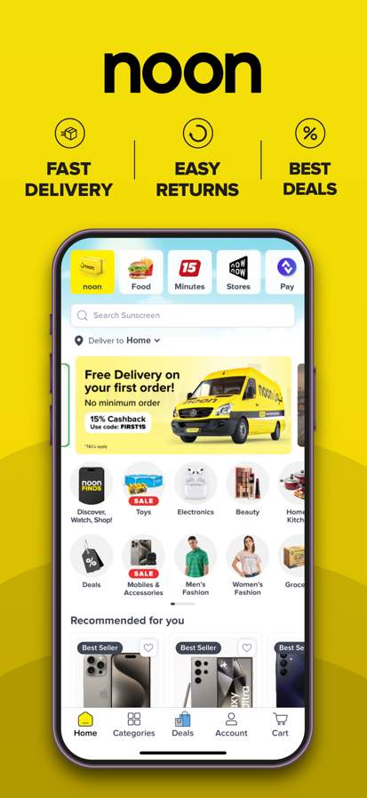 noon-shopping-food-grocery screenshot