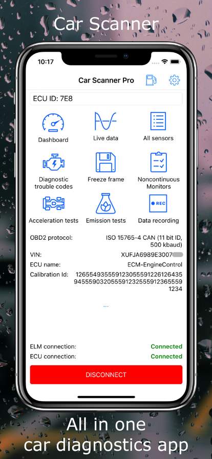 car-scanner-elm-obd2 screenshot
