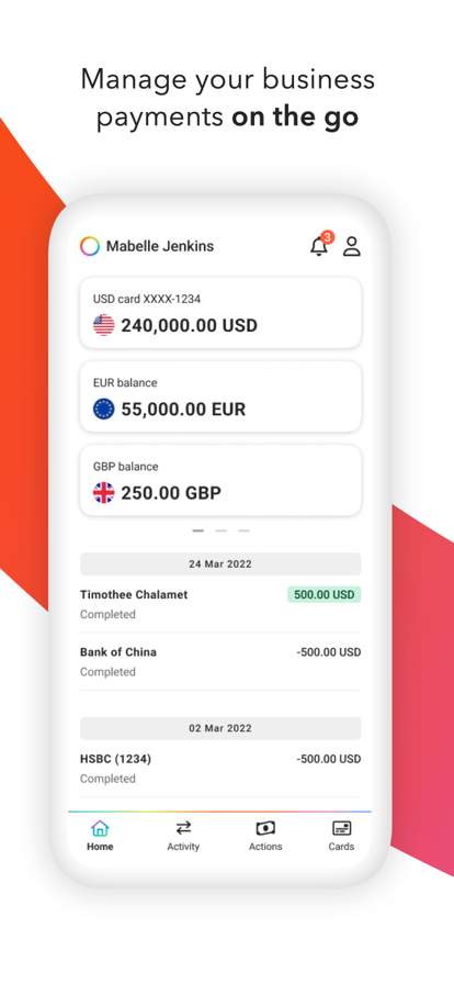 payoneer screenshot