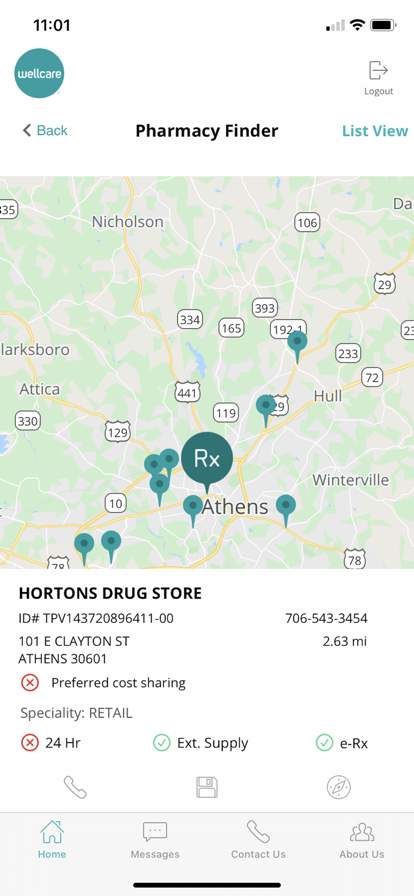 wellcare screenshot
