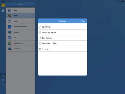 izip-zip-unzip-unrar screenshot