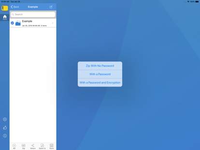 izip-zip-unzip-unrar screenshot