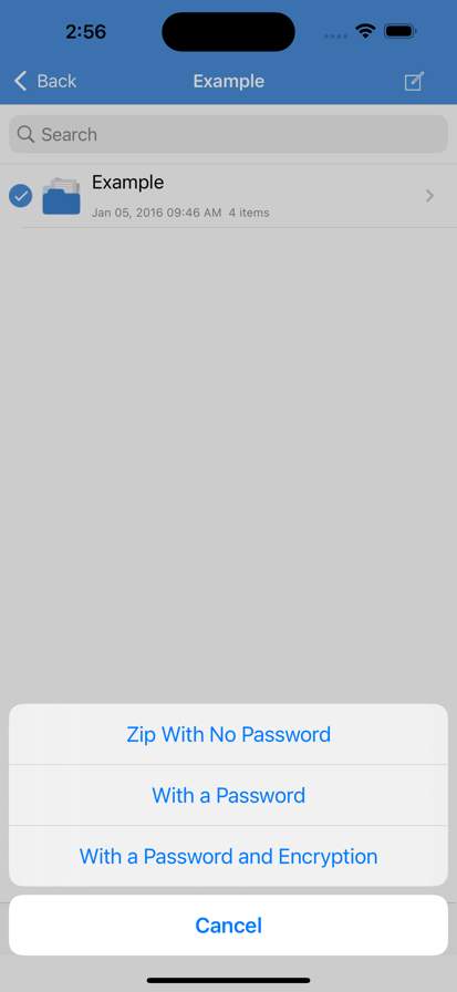 izip-zip-unzip-unrar screenshot