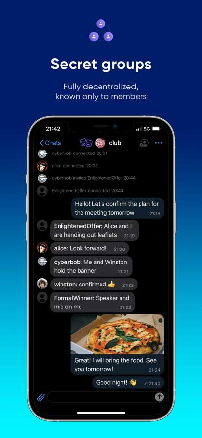 SimpleX Chat: secure messenger screenshot