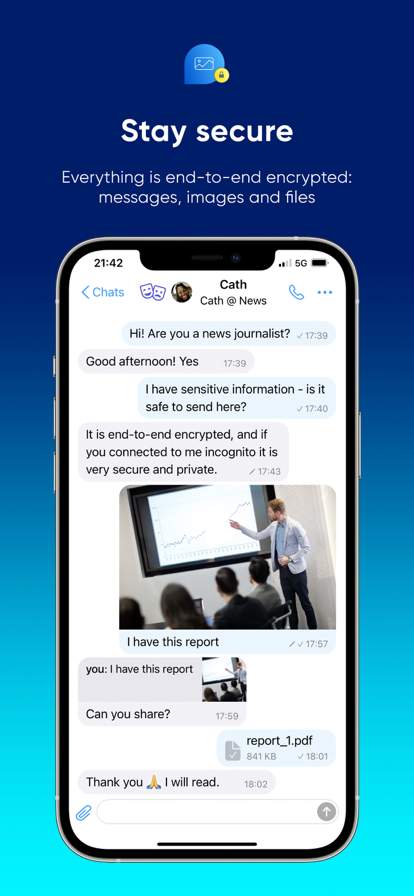 SimpleX Chat: secure messenger screenshot