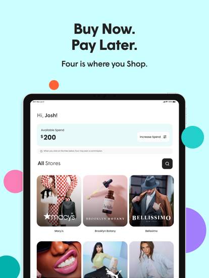 Four | Buy Now, Pay Later screenshot