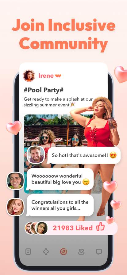 Dating, Meet Curvy - WooPlus screenshot