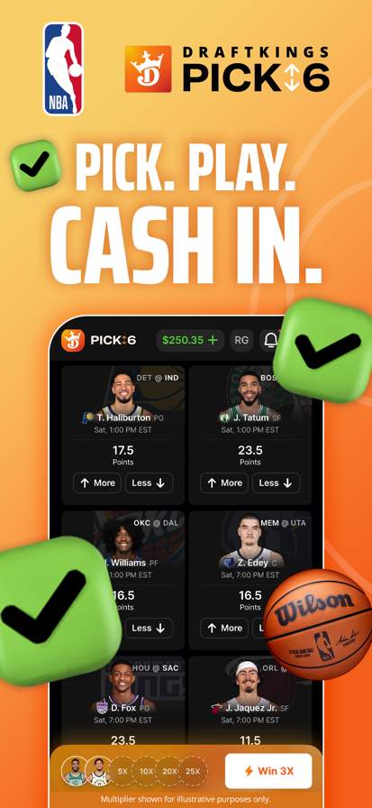 DraftKings Pick6: Fantasy Game screenshot