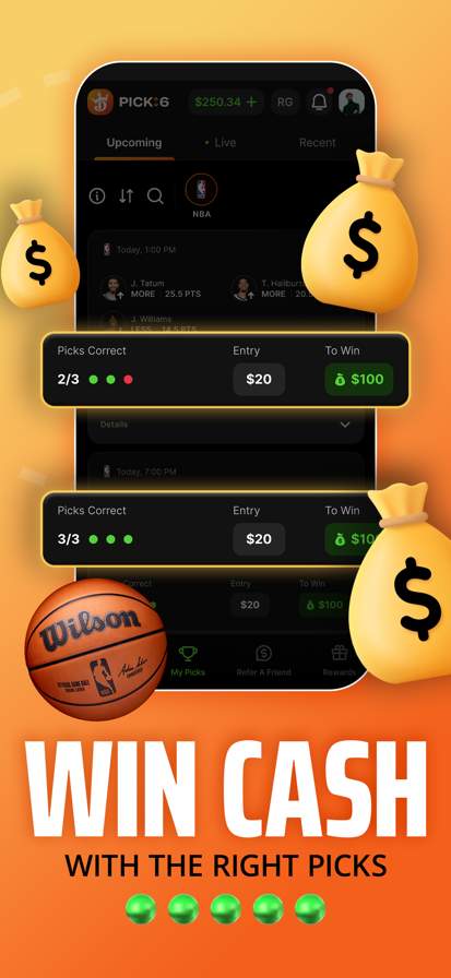 DraftKings Pick6: Fantasy Game screenshot