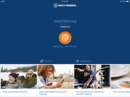 Navy Federal Credit Union screenshot