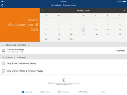 Navy Federal Credit Union screenshot