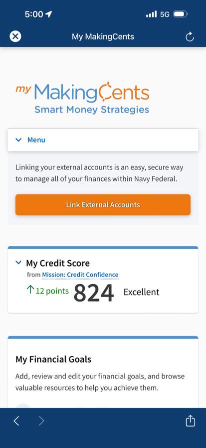 Navy Federal Credit Union screenshot