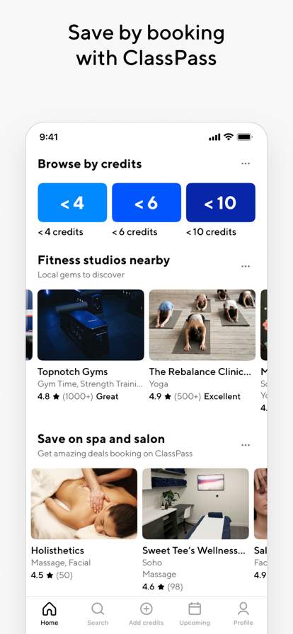 classpass-fitness-spa-salon screenshot