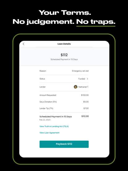 solo-funds-lend-borrow screenshot