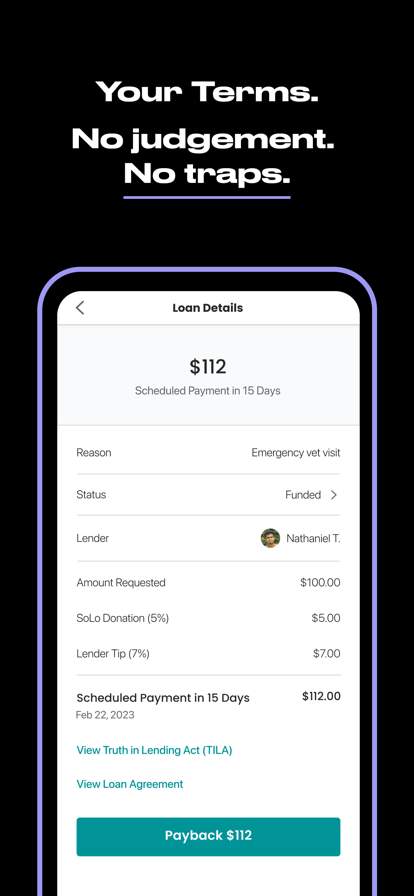 solo-funds-lend-borrow screenshot