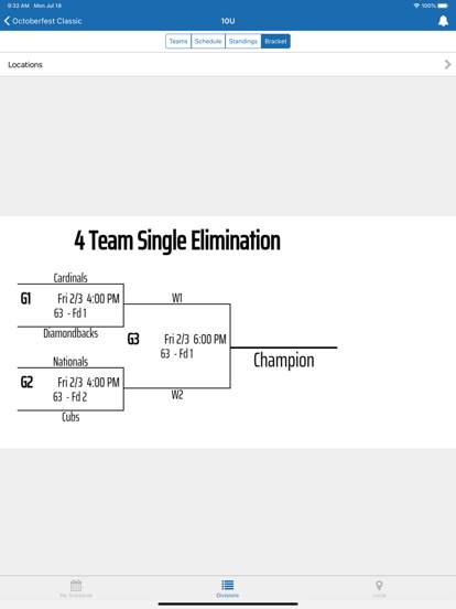 TeamSnap Tournaments screenshot