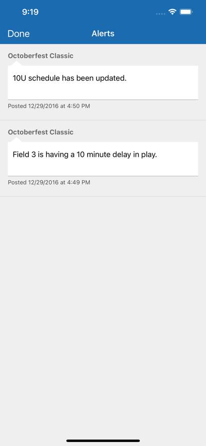 TeamSnap Tournaments screenshot