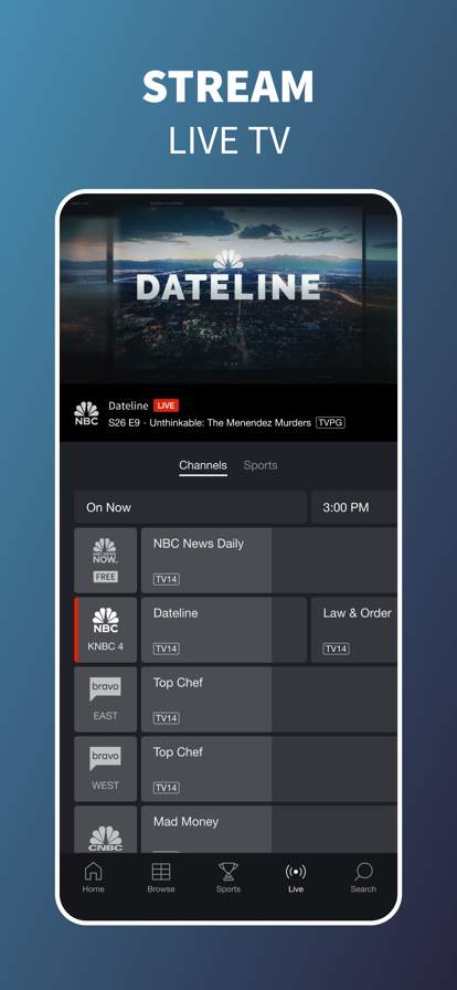 The NBC App – Stream TV Shows screenshot