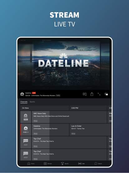 The NBC App – Stream TV Shows screenshot