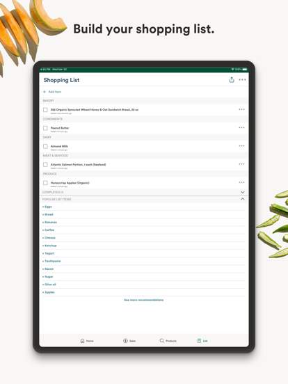 Whole Foods Market screenshot