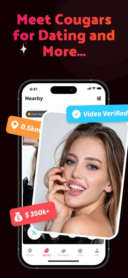 Cougar Dating App - CougarD screenshot