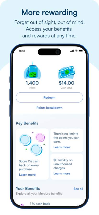 Mercury Cards screenshot