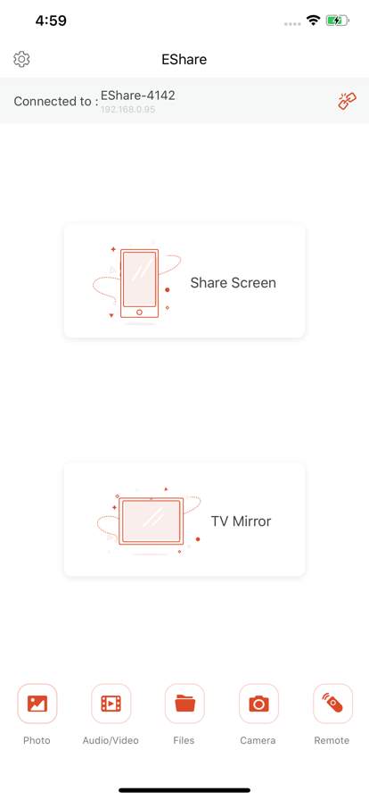 eshare-for-iphone screenshot