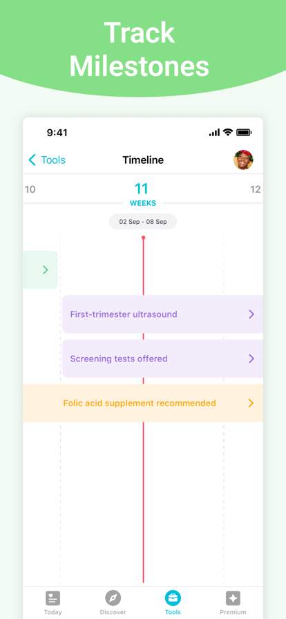 Pregnancy + | Tracker App screenshot
