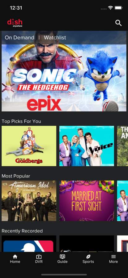 dish-anywhere screenshot