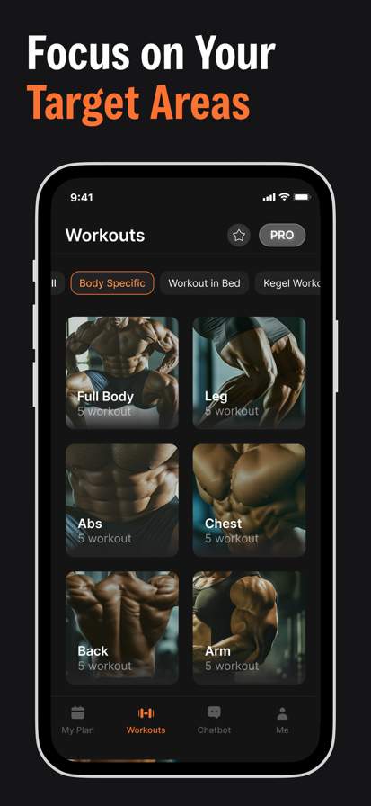 muscleup-workout-planner screenshot