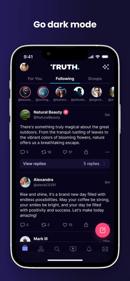 truth-social screenshot