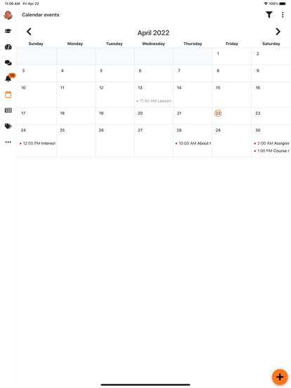 moodle screenshot