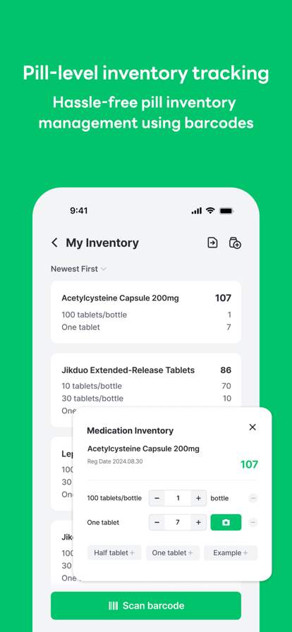 PillEye – tablet, pill counter screenshot