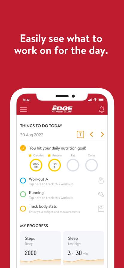 The Edge Fitness screenshot