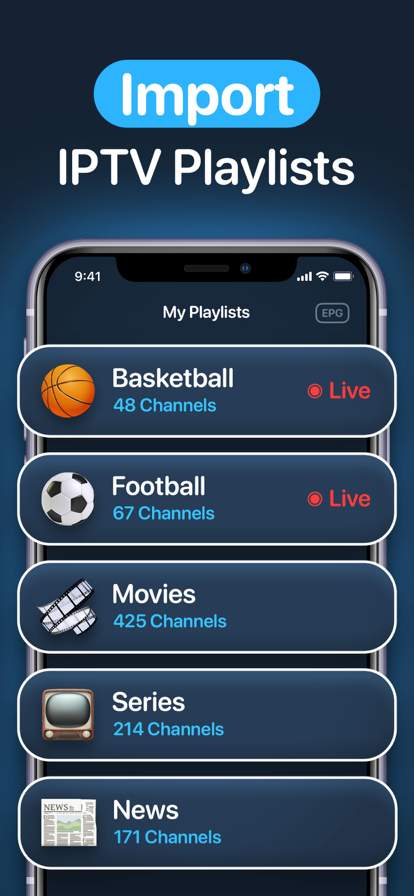iptv-smart-playersmarters-pro screenshot