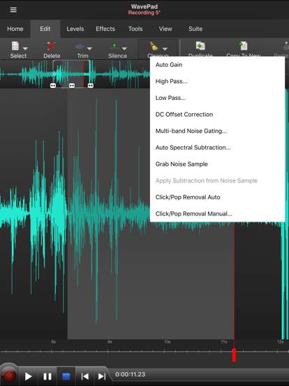wavepad-music-and-audio-editor screenshot