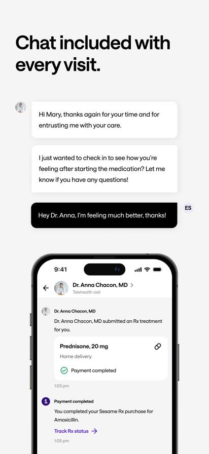 Sesame: Telehealth Care & More screenshot