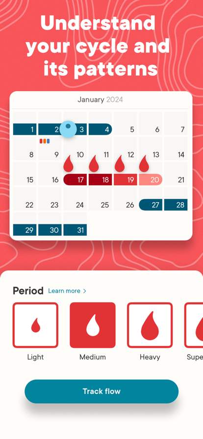 clue-period-tracker-calendar screenshot