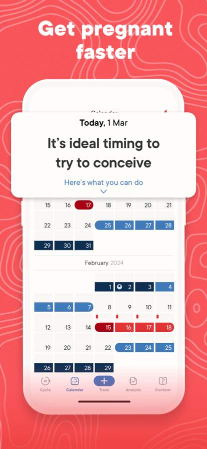 clue-period-tracker-calendar screenshot