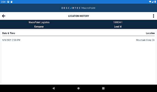MacroPoint for Truckers screenshot