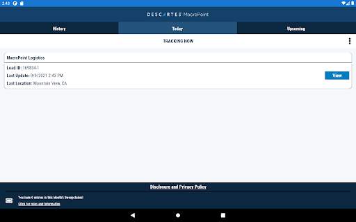 MacroPoint for Truckers screenshot