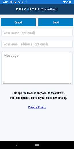 MacroPoint for Truckers screenshot