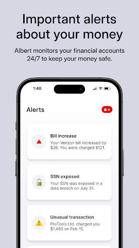 albert-budgeting-and-banking screenshot