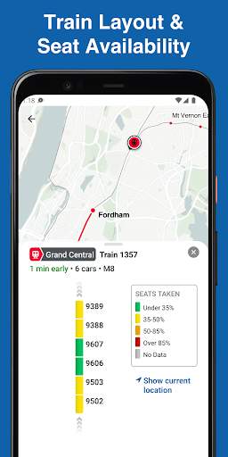 MTA TrainTime screenshot