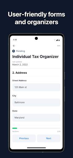 taxdome-client-portal screenshot