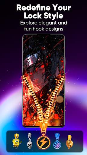 zipper-lock-screen-wallpaper screenshot