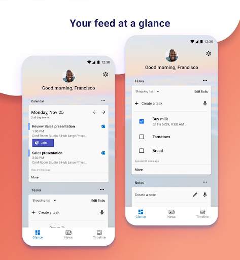 microsoft-launcher screenshot